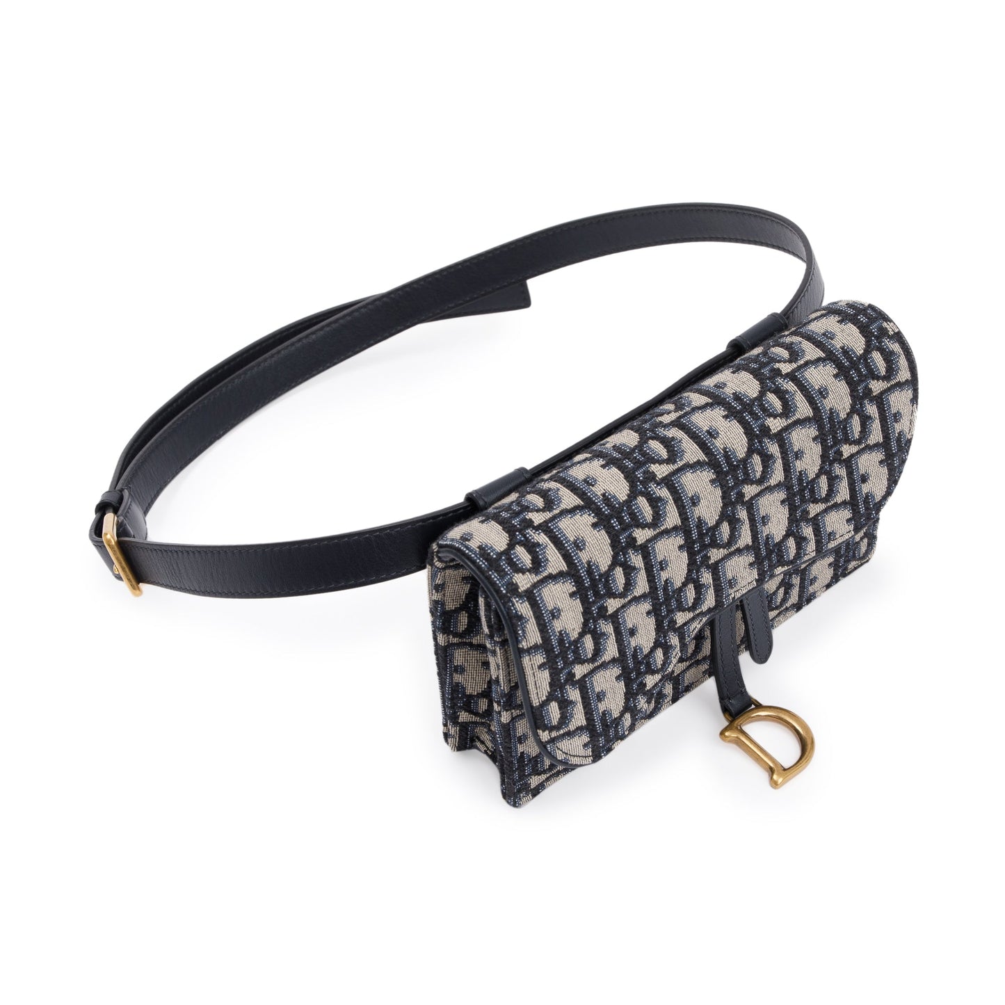 Christian Dior 2020 Oblique Saddle Belt Pouch