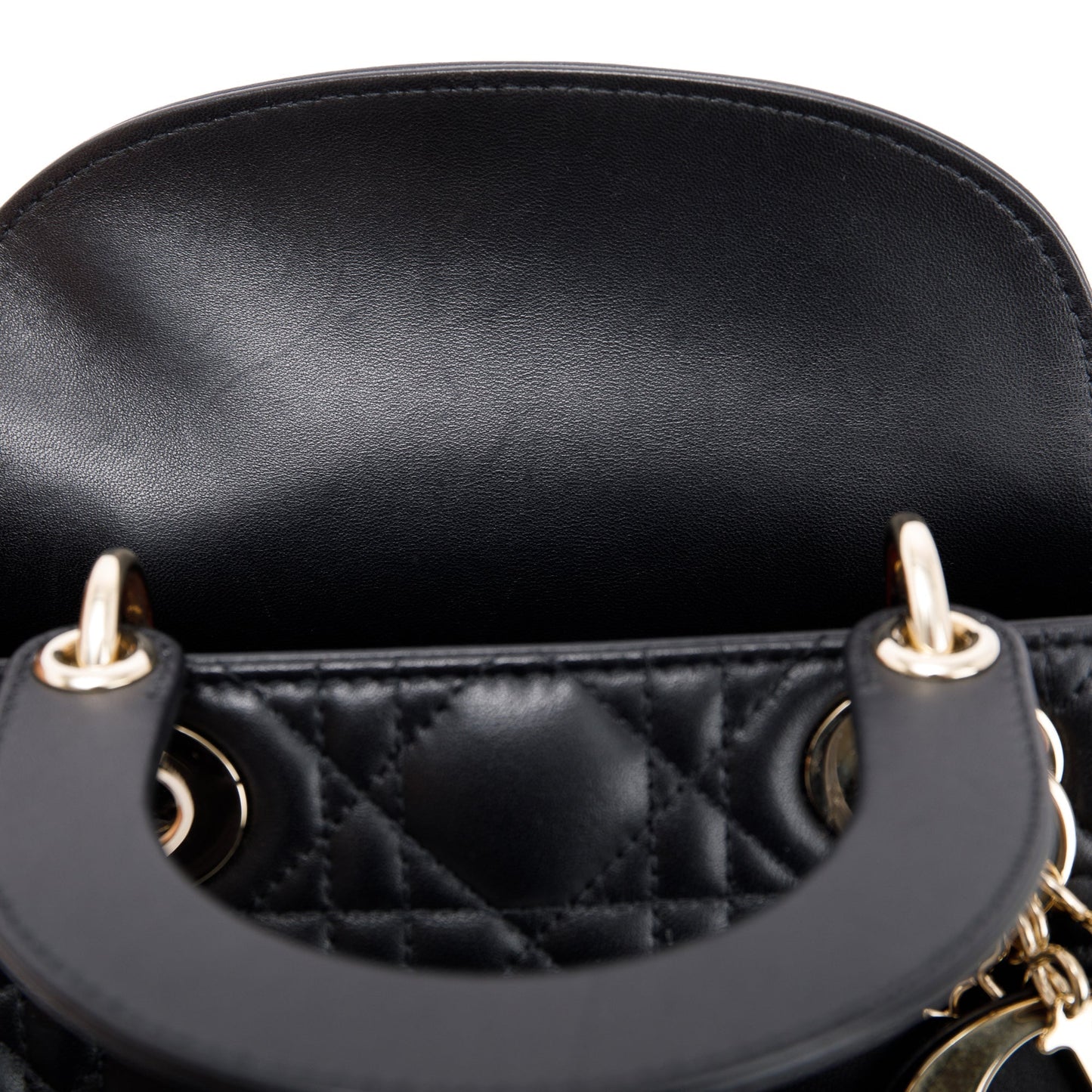 Christian Dior 2020 Small Black Lady Dior Bag