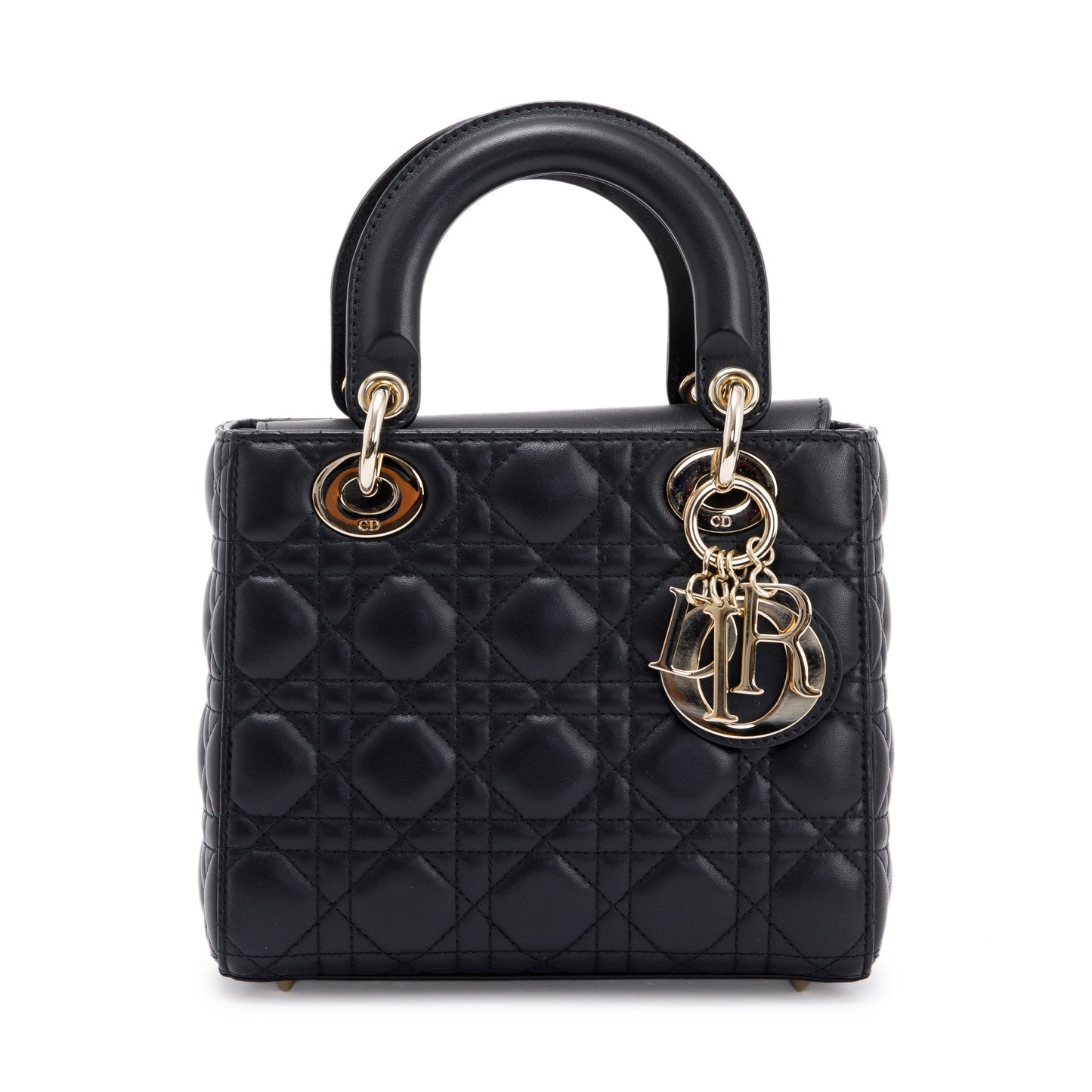 Christian Dior 2020 Small Black Lady Dior Bag