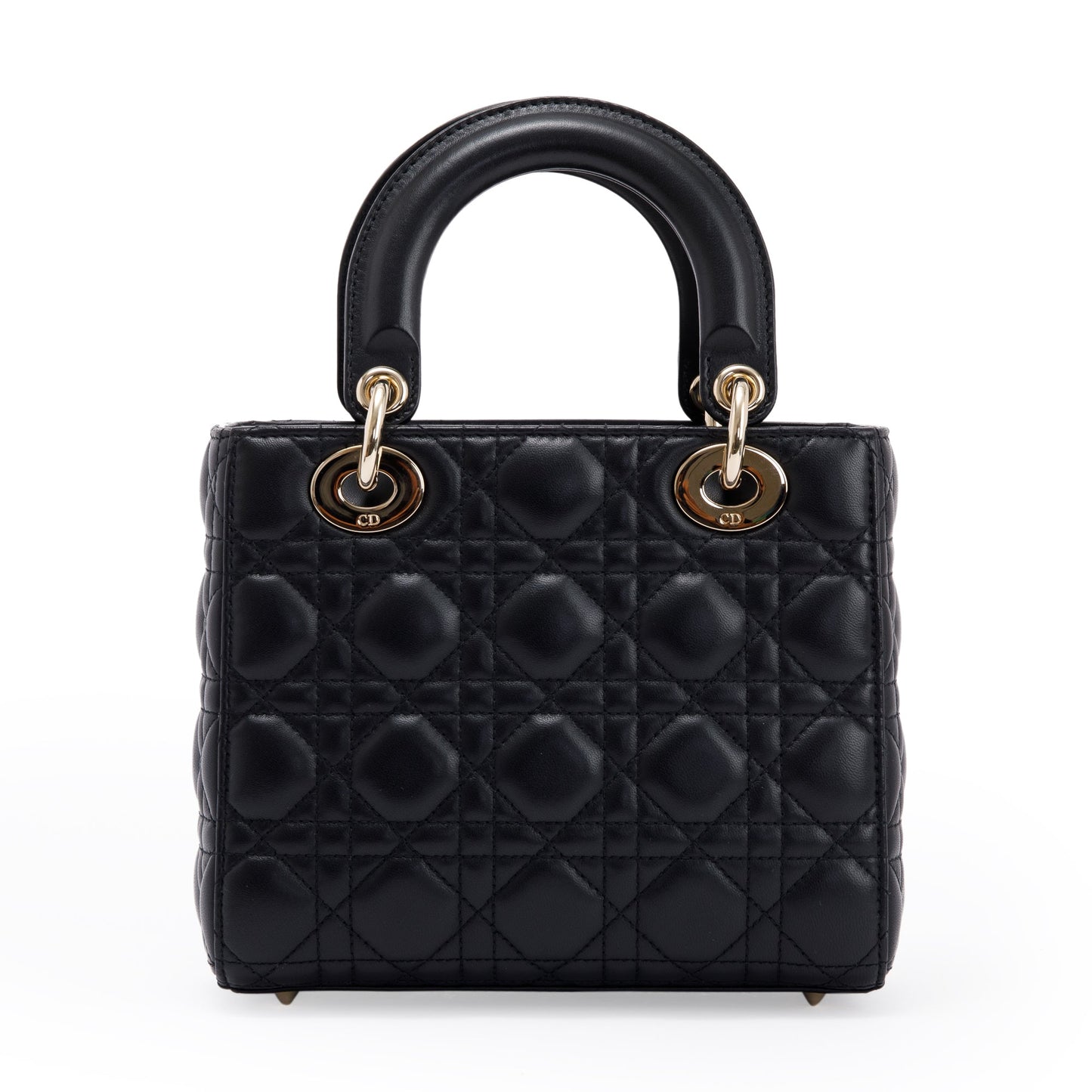 Christian Dior 2020 Small Black Lady Dior Bag