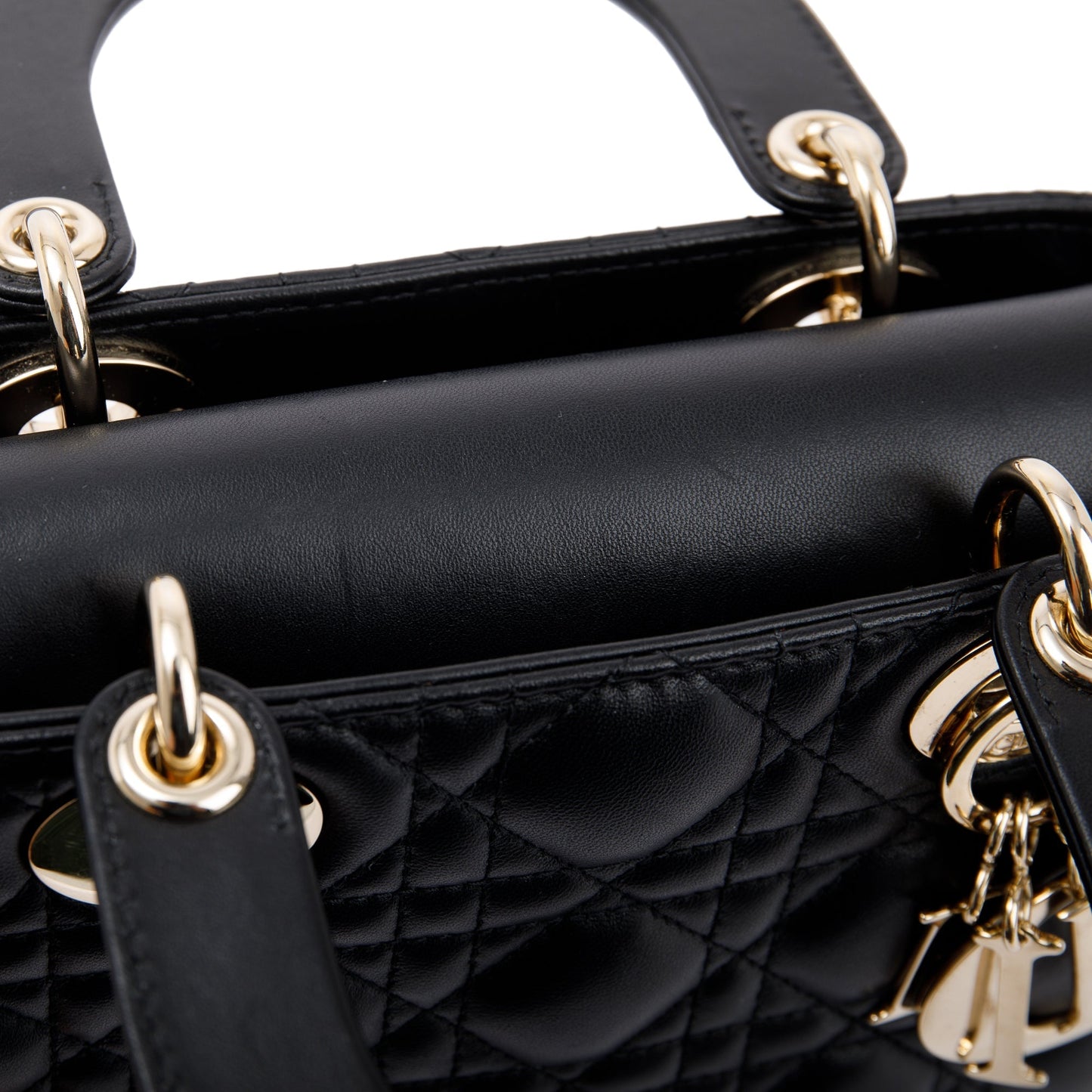 Christian Dior 2020 Small Black Lady Dior Bag