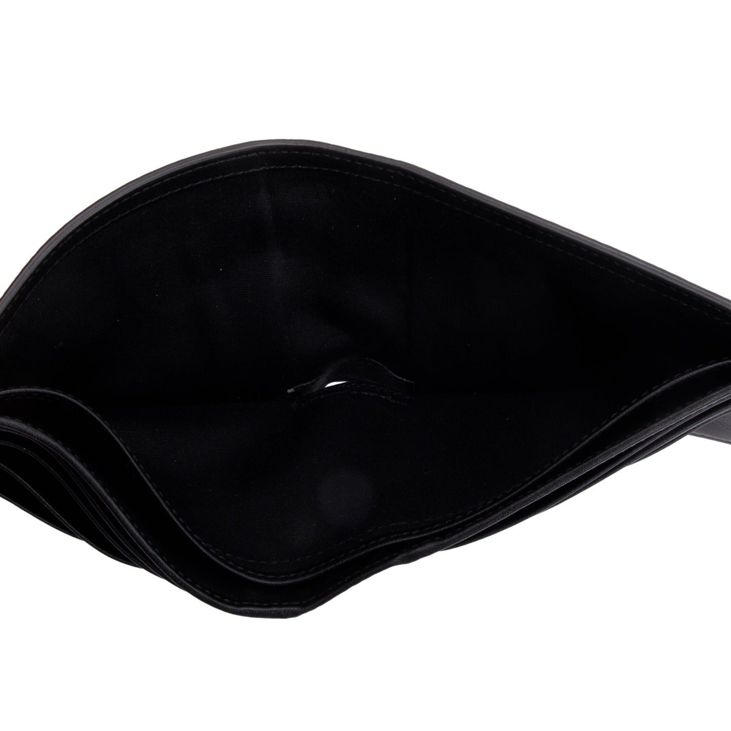 Christian Dior 2021 Black Grained Leather CD Icon Bifold Wallet