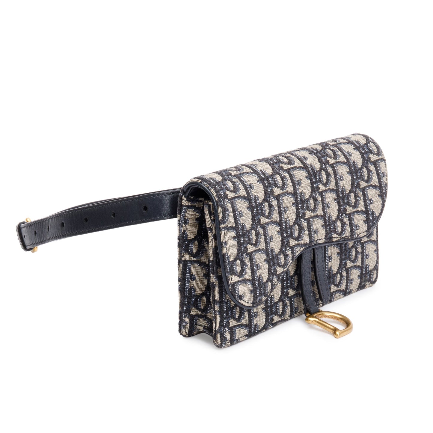 Christian Dior 2021 Oblique Saddle Belt Pouch