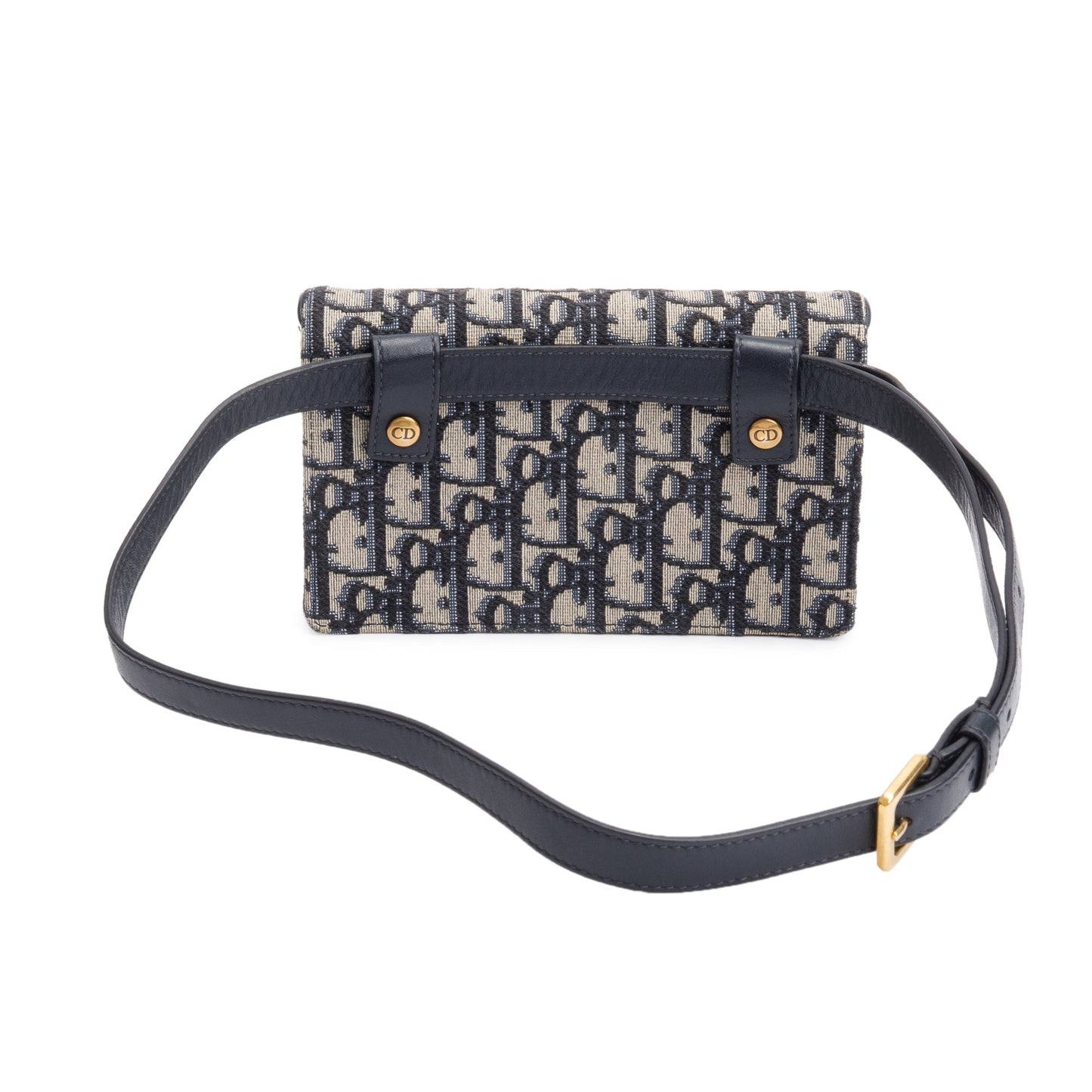 Christian Dior 2021 Oblique Saddle Belt Pouch