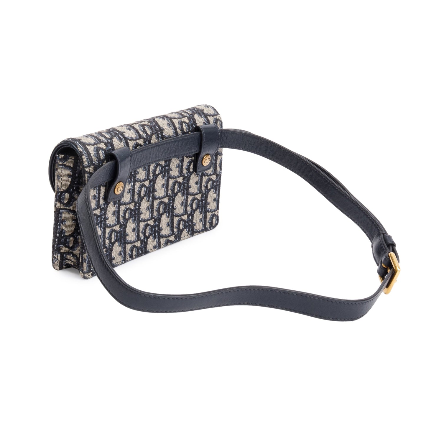 Christian Dior 2021 Oblique Saddle Belt Pouch