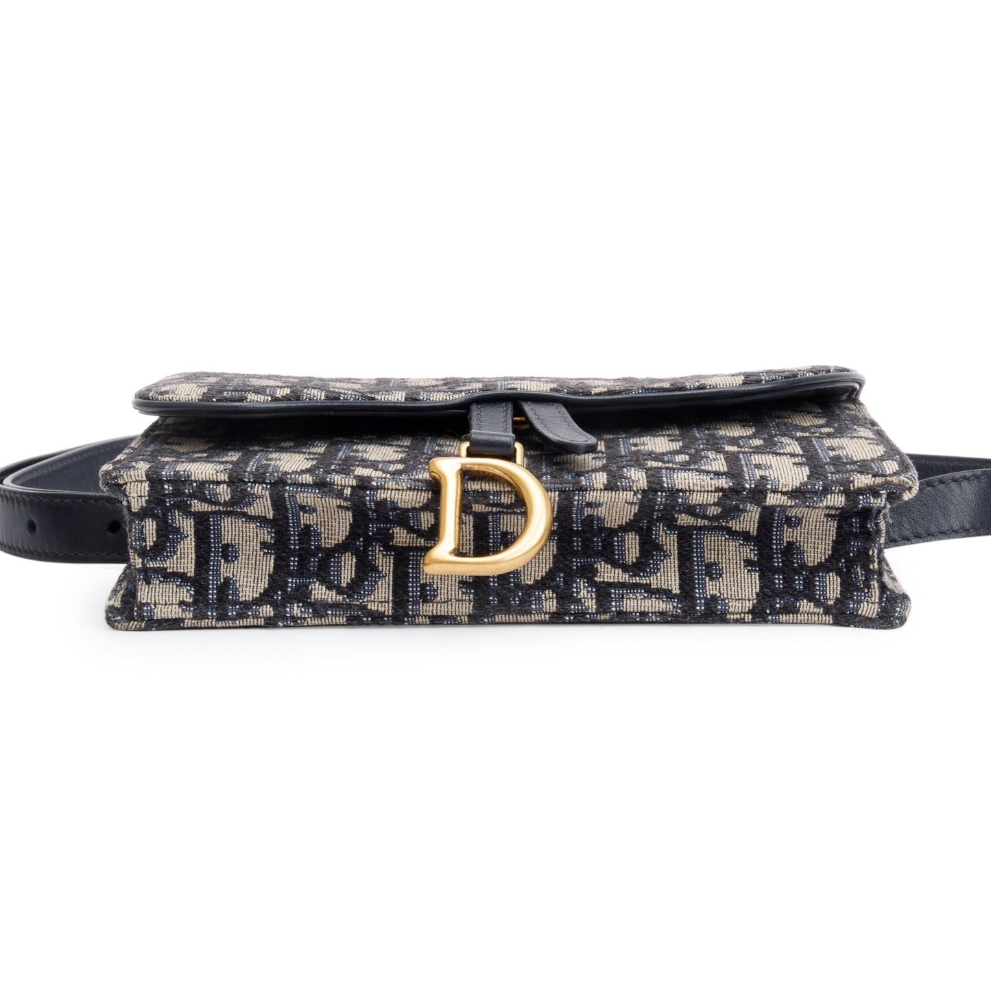 Christian Dior 2021 Oblique Saddle Belt Pouch