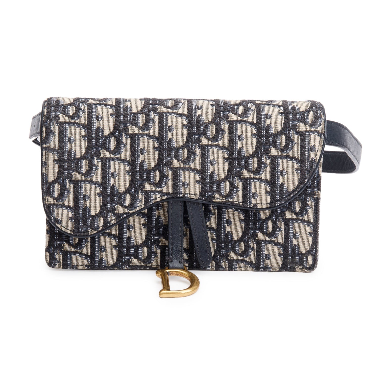 Christian Dior 2021 Oblique Saddle Belt Pouch