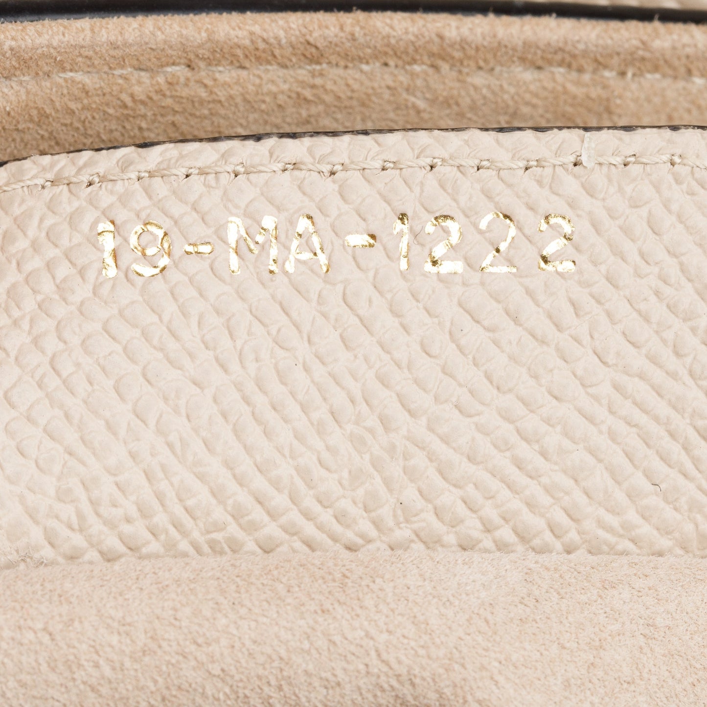 Christian Dior 2022 Beige Grained Calfskin Leather Saddle Bag