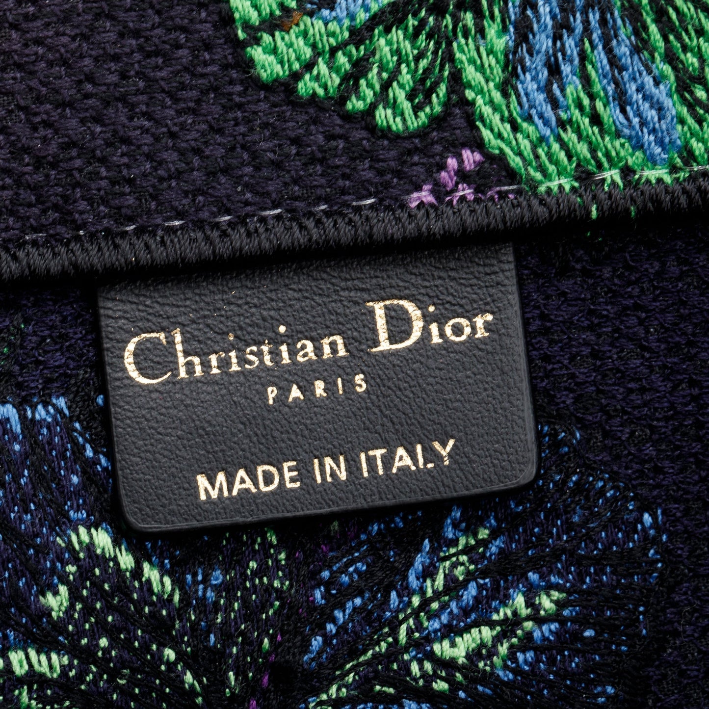 Christian Dior 2023 Medium Multicolor Toile de Jouy Voyage Embroidery Canvas Book Tote