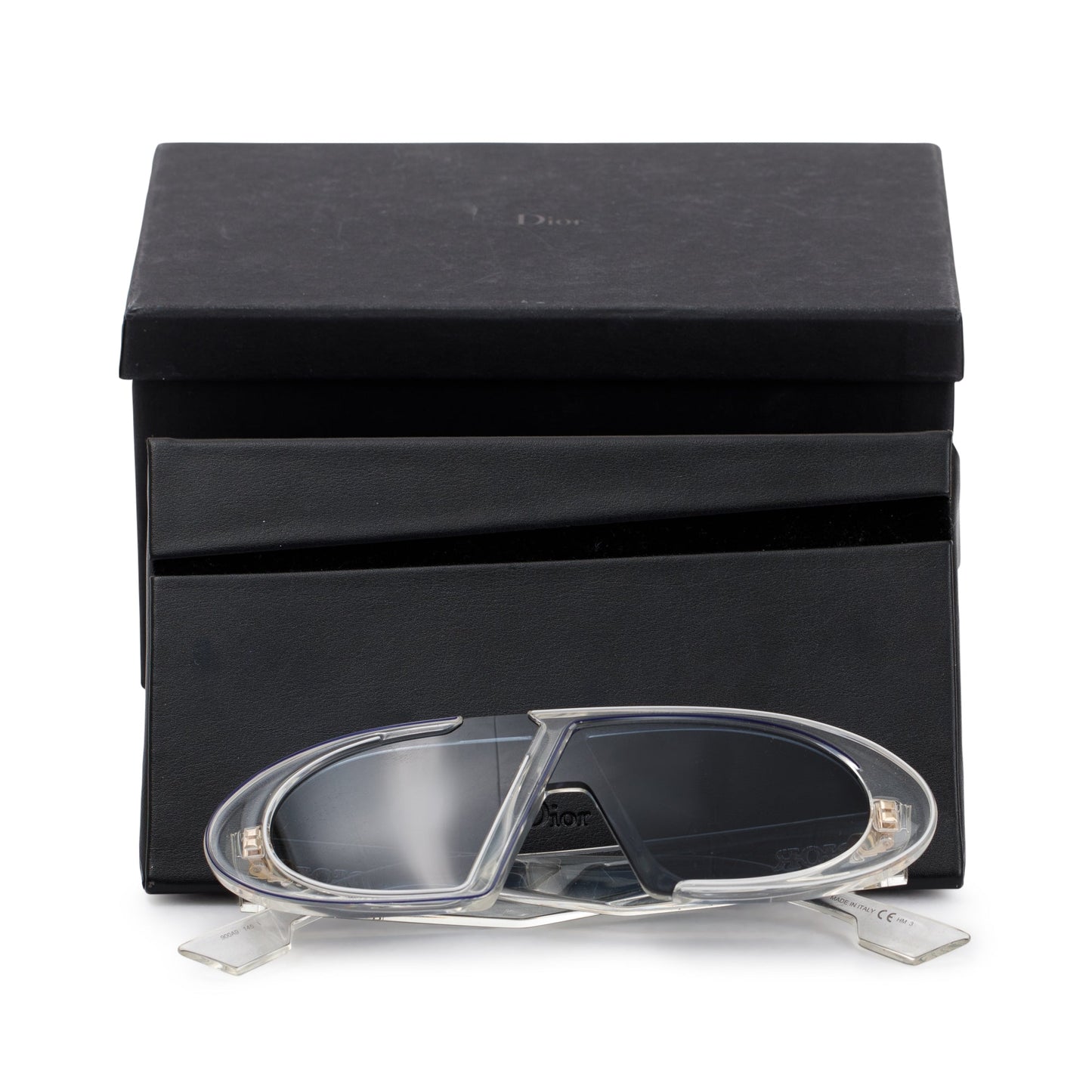 Christian Dior 900A9 Oblique Clear Acetate Sunglasses