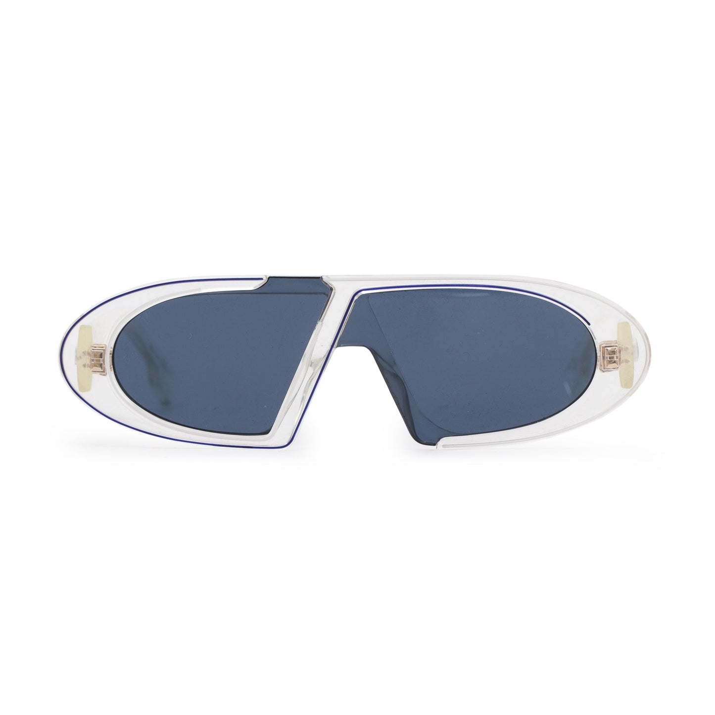 Christian Dior 900A9 Oblique Clear Acetate Sunglasses