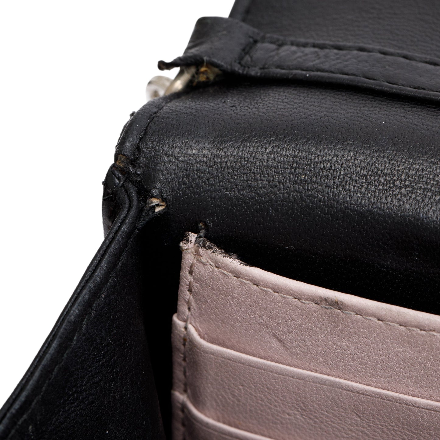 Christian Dior Black Leather Small Cannage Miss Dior Bag