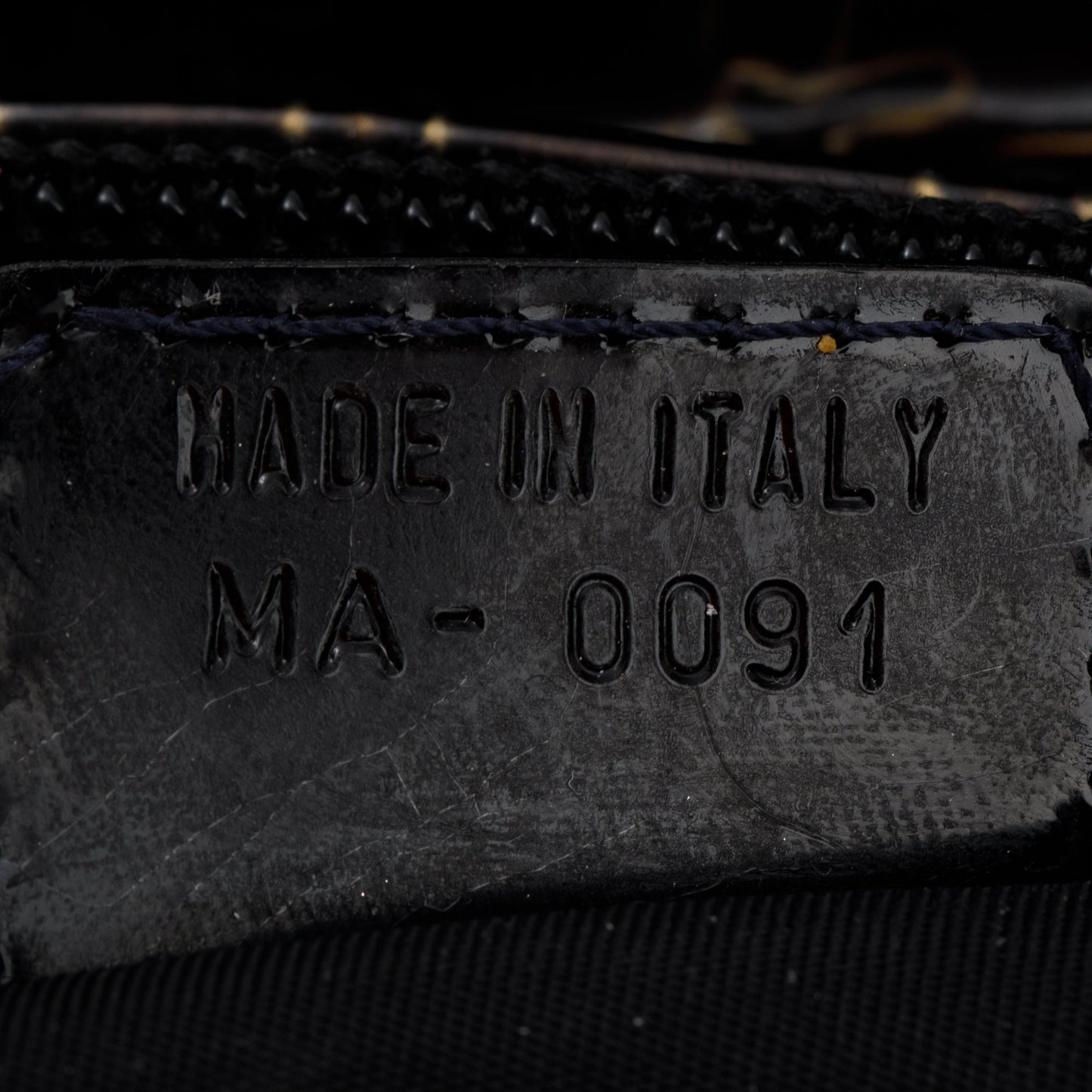 Christian Dior Black Ultimate Embossed Patent Leather Medium Lady Dior Bag