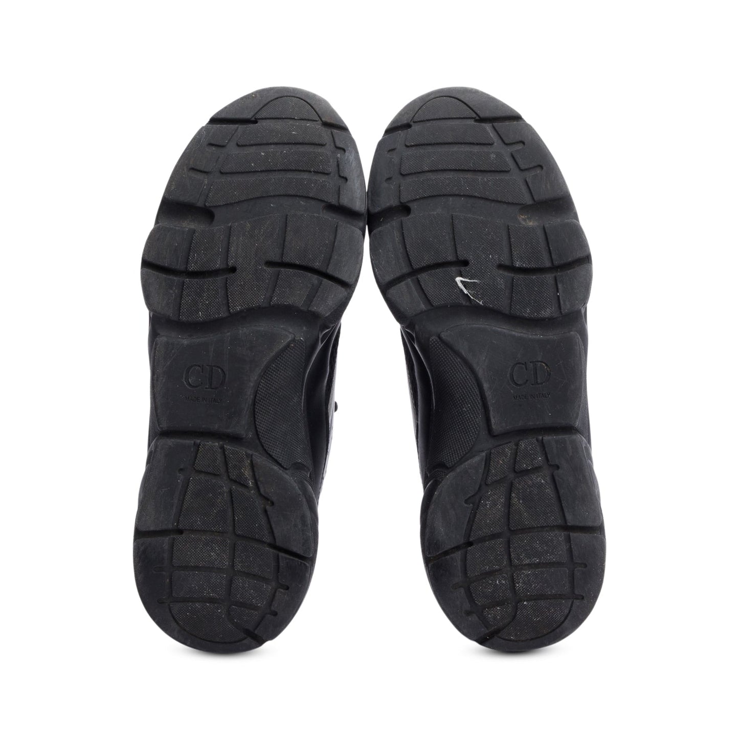 Christian Dior Black/Grey Mesh Technical Fabric B22 Sneakers, Size 42
