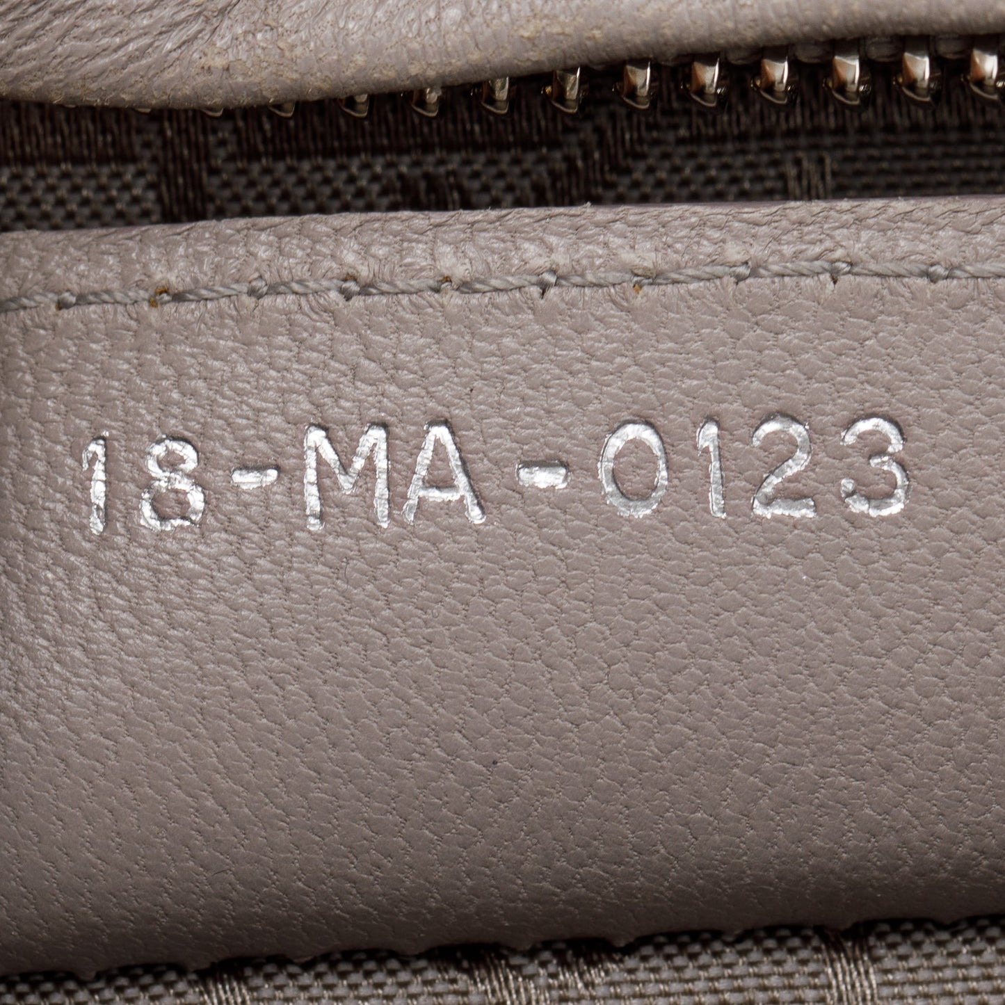 Christian Dior Grey Cannage Lambskin Leather Large Lady Dior Bag