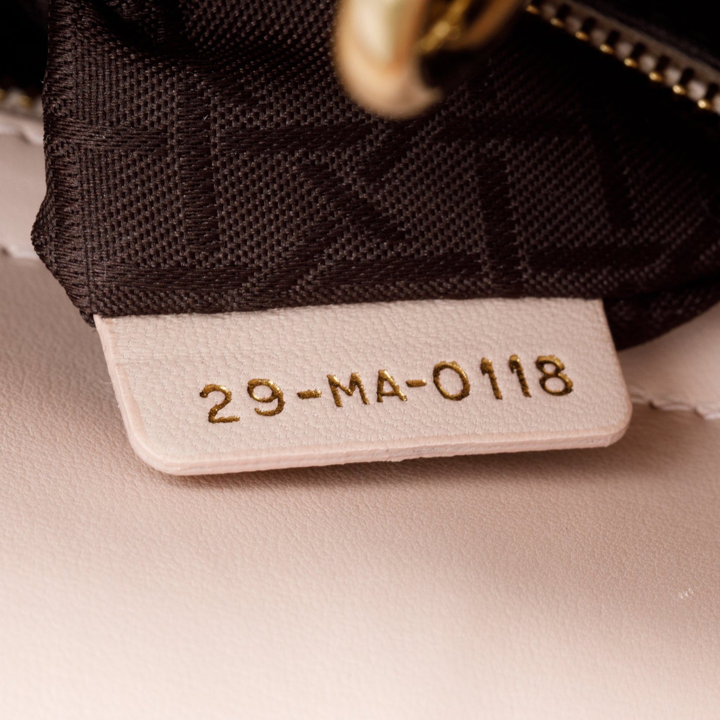 Christian Dior Pink Cannage Lambskin Leather Small Lady Dior My AbCDior Bag