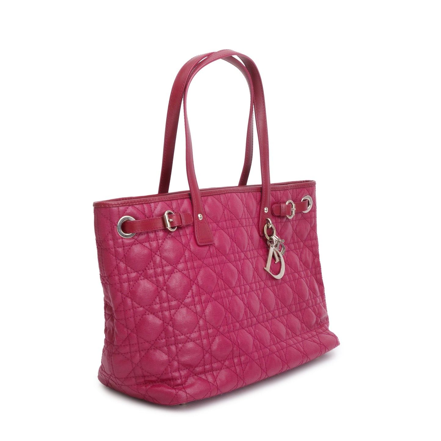 Christian Dior Purple Cannage Panarea Shopping Tote