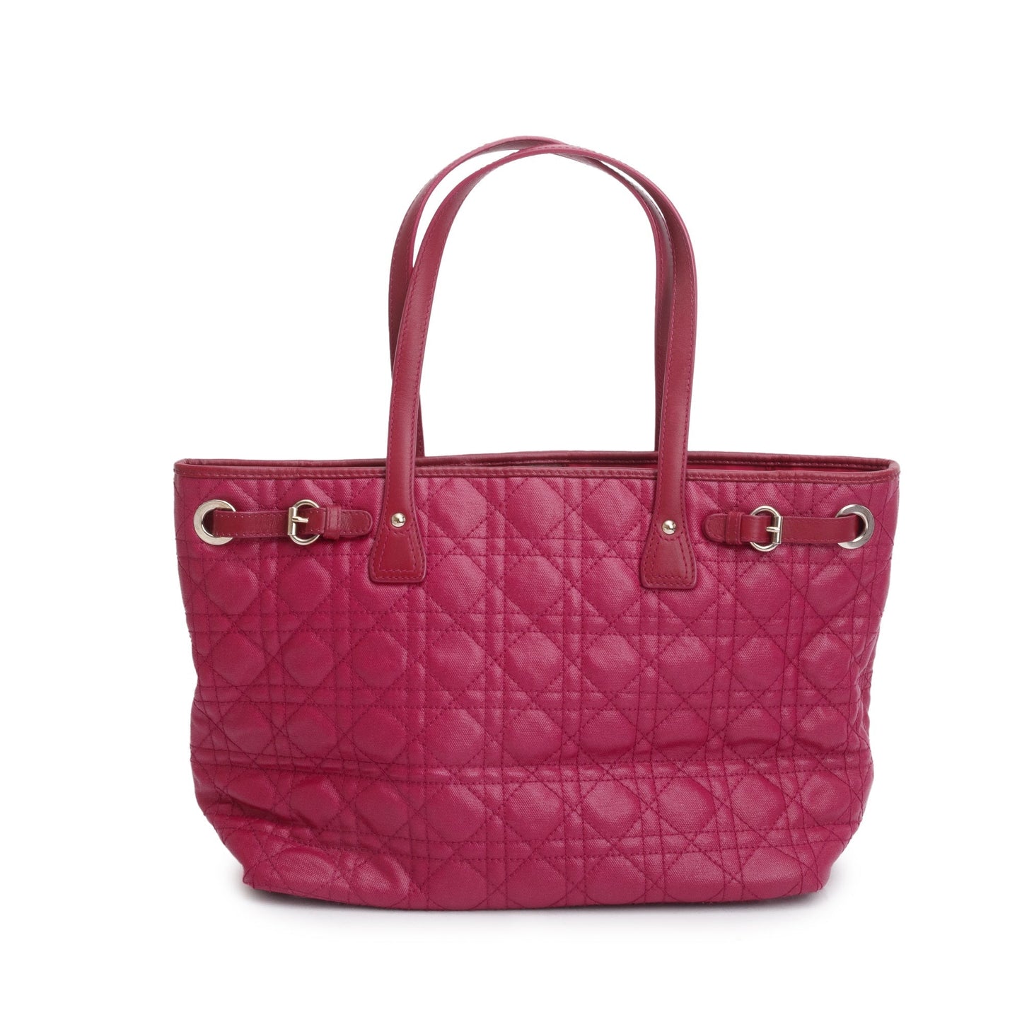 Christian Dior Purple Cannage Panarea Shopping Tote