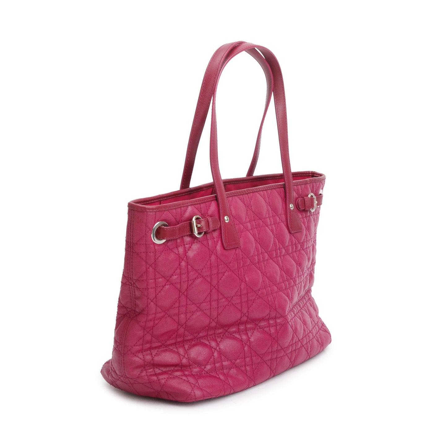 Christian Dior Purple Cannage Panarea Shopping Tote