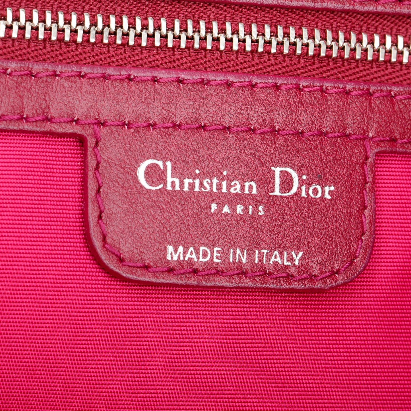 Christian Dior Purple Cannage Panarea Shopping Tote