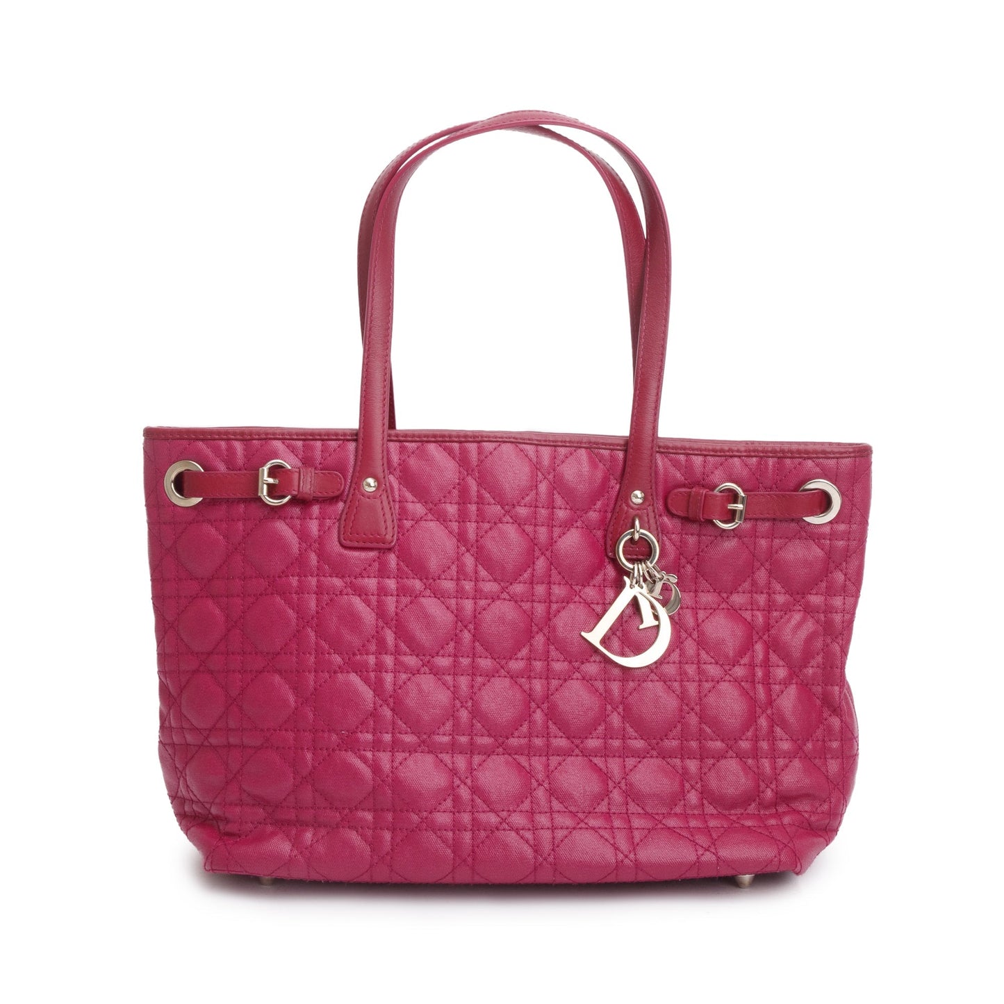 Christian Dior Purple Cannage Panarea Shopping Tote
