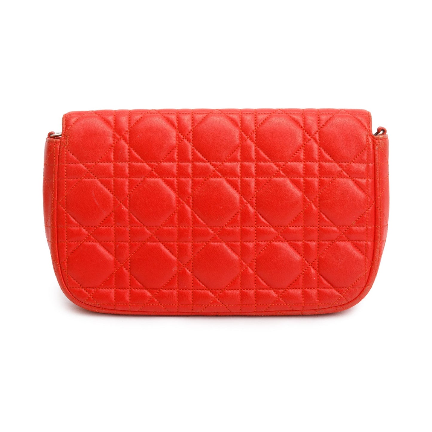 Christian Dior Red Cannage Leather Miss Dior Promenade Chain Bag