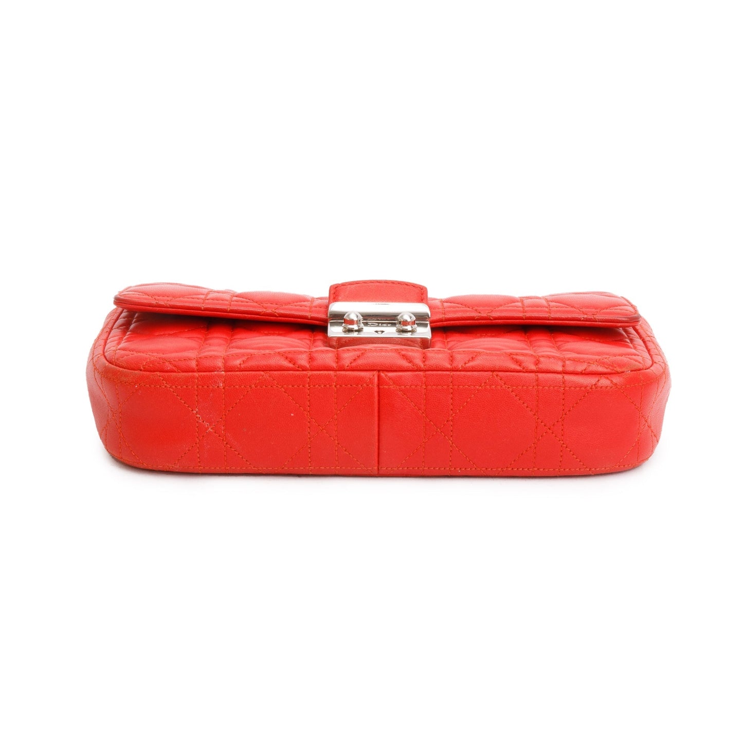 Christian Dior Red Cannage Leather Miss Dior Promenade Chain Bag