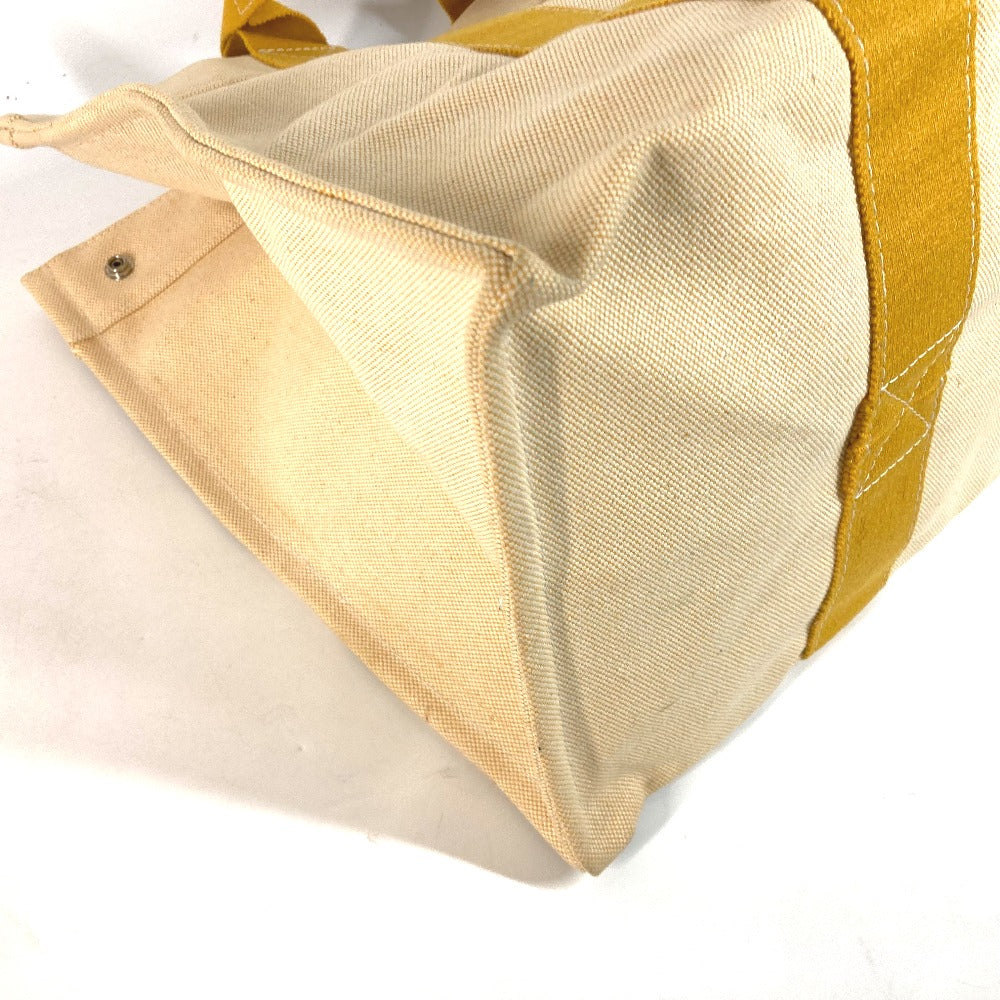 HERMES Shoulder Bag canvas yellow Bora Bora GM Women  d