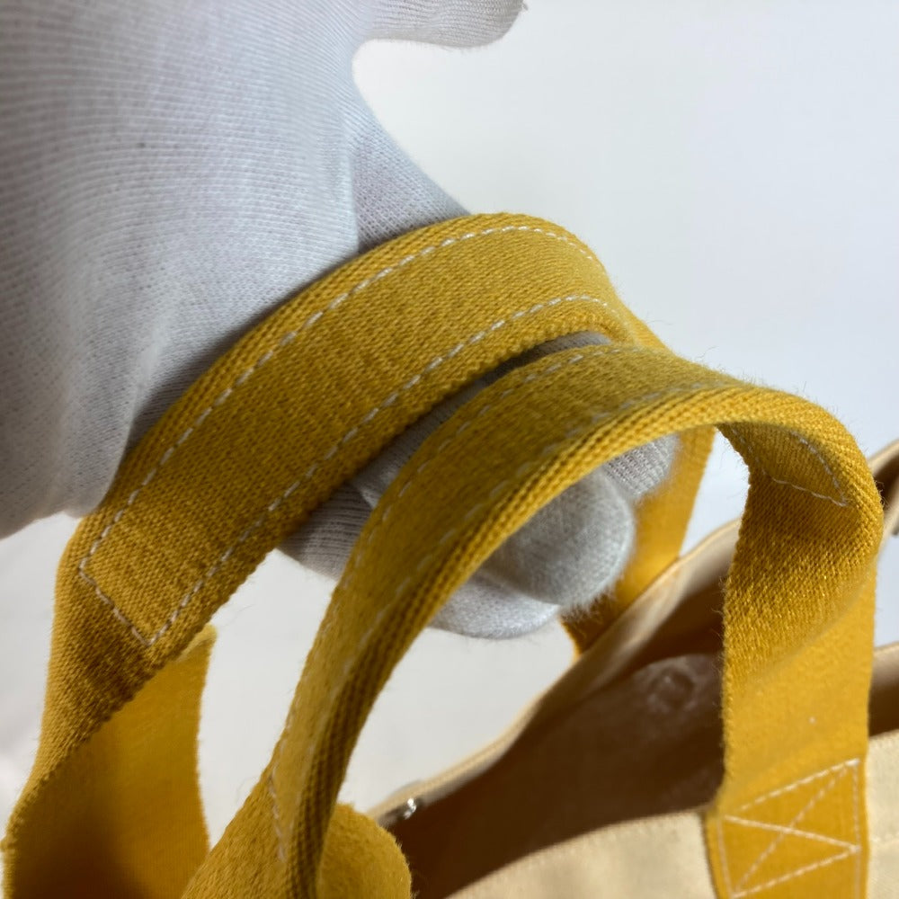 HERMES Shoulder Bag canvas yellow Bora Bora GM Women  d