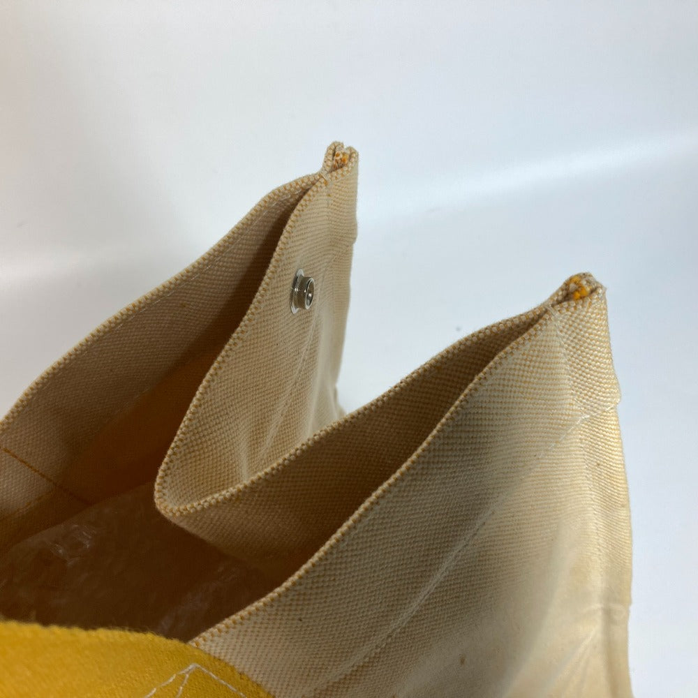 HERMES Shoulder Bag canvas yellow Bora Bora GM Women  d