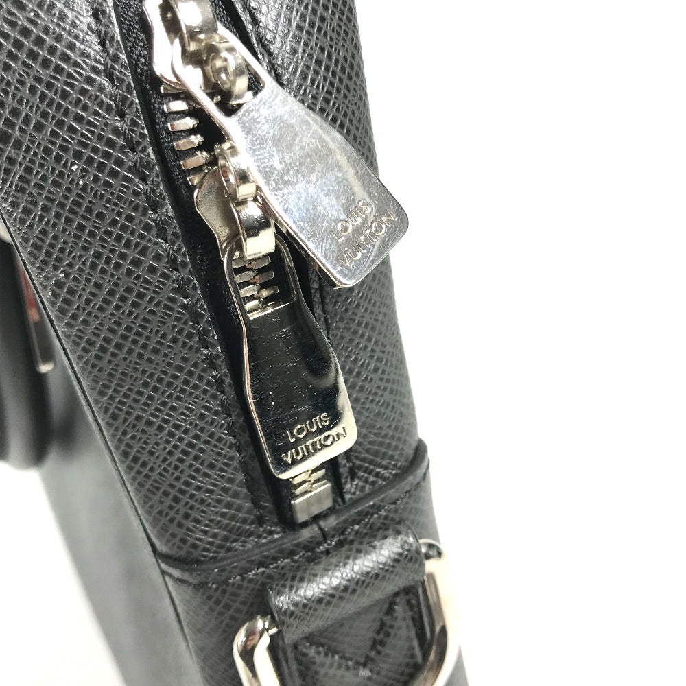 LOUIS VUITTON Business bag M30643 Taiga Leather black Taiga PortoDocument Business PDV mens  d