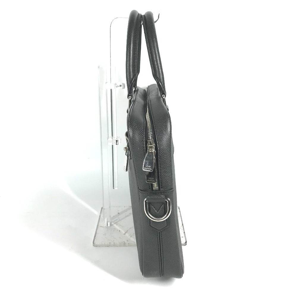 LOUIS VUITTON Business bag M30643 Taiga Leather black Taiga PortoDocument Business PDV mens  d