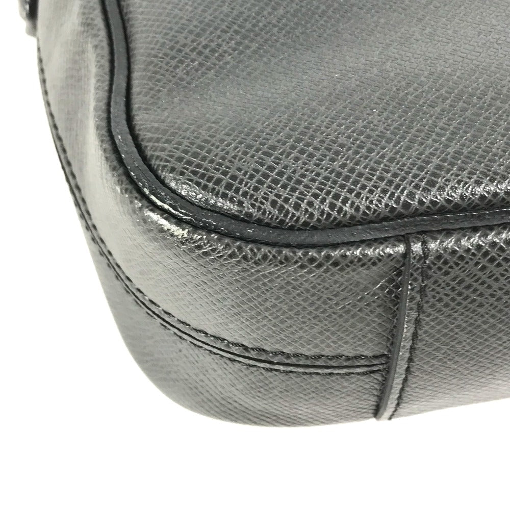 LOUIS VUITTON Business bag M30643 Taiga Leather black Taiga PortoDocument Business PDV mens  d
