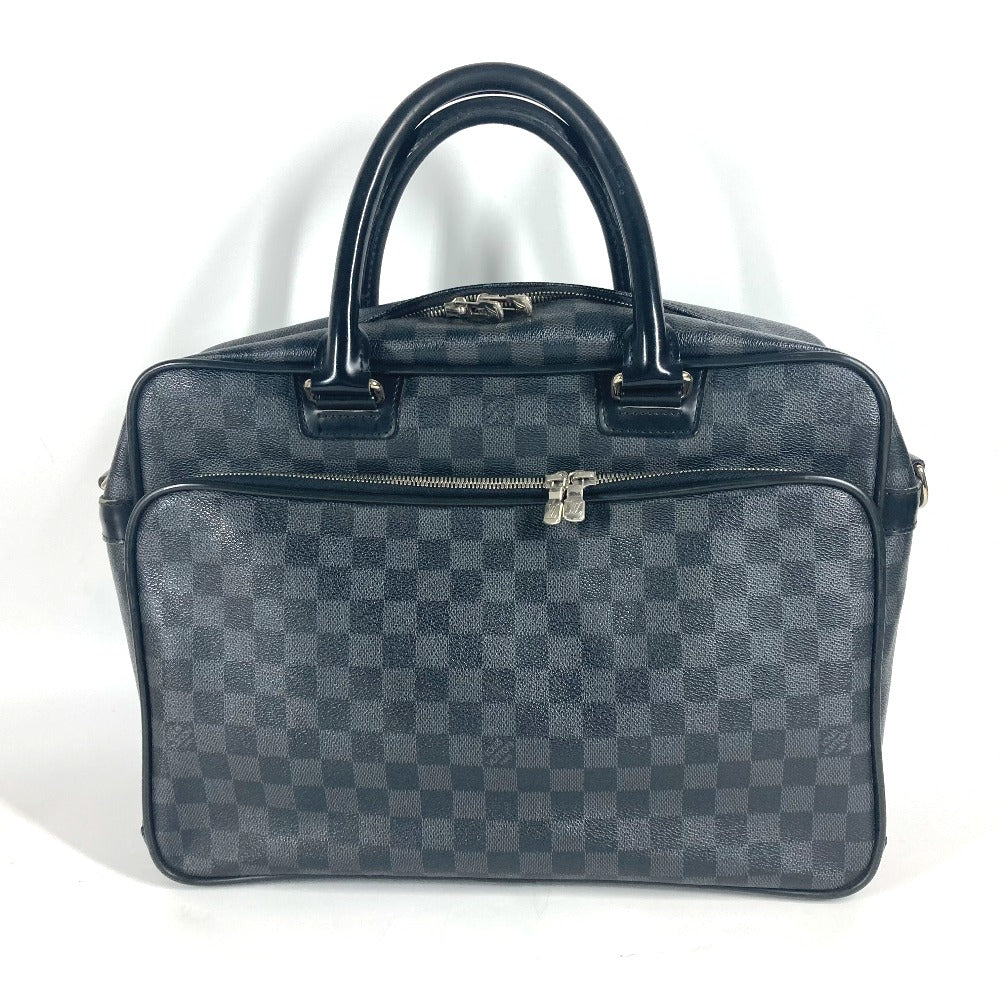 LOUIS VUITTON Business bag N23253 Damier Grafitto Canvas black Damier Grafitte Ikar mens  d