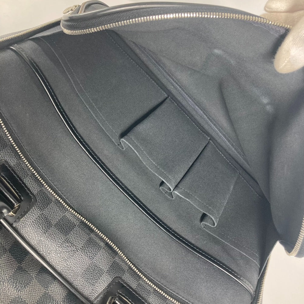 LOUIS VUITTON Business bag N23253 Damier Grafitto Canvas black Damier Grafitte Ikar mens  d