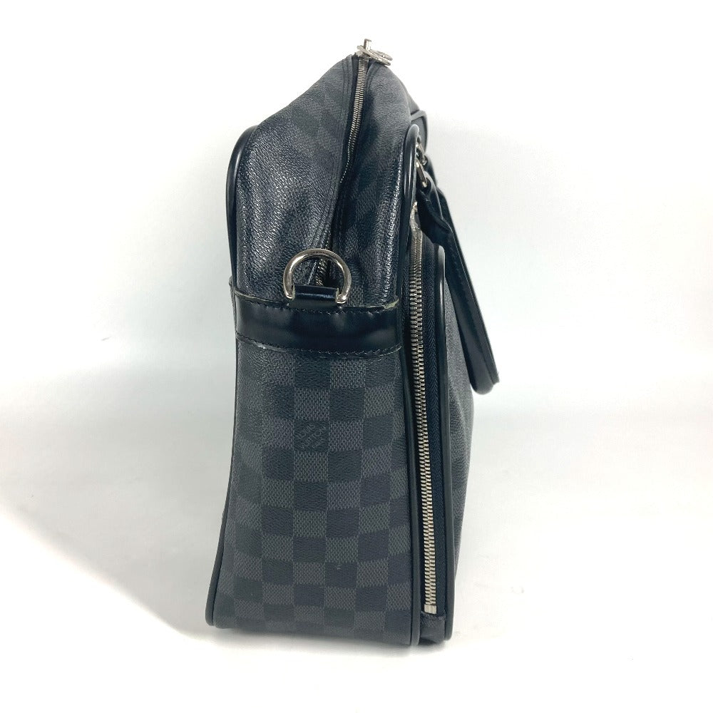 LOUIS VUITTON Business bag N23253 Damier Grafitto Canvas black Damier Grafitte Ikar mens  d