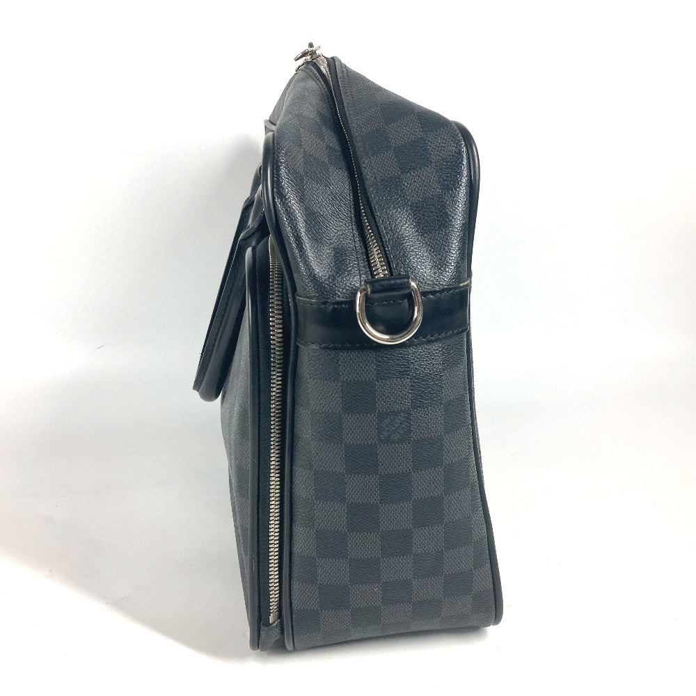 LOUIS VUITTON Business bag N23253 Damier Grafitto Canvas black Damier Grafitte Ikar mens  d