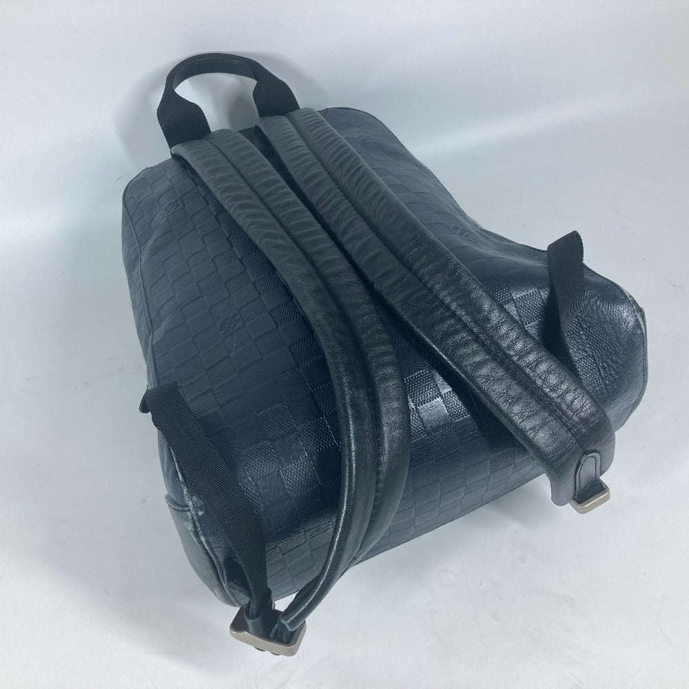LOUIS VUITTON Backpack N40091 Damier Anfini Leather Navy Damier Anfini campus backpack unisex(Unisex)  d