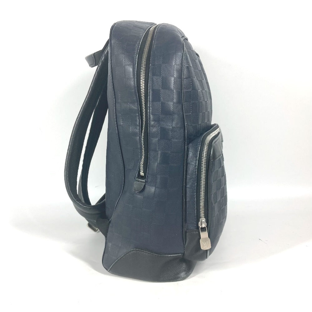 LOUIS VUITTON Backpack N40091 Damier Anfini Leather Navy Damier Anfini campus backpack unisex(Unisex)  d