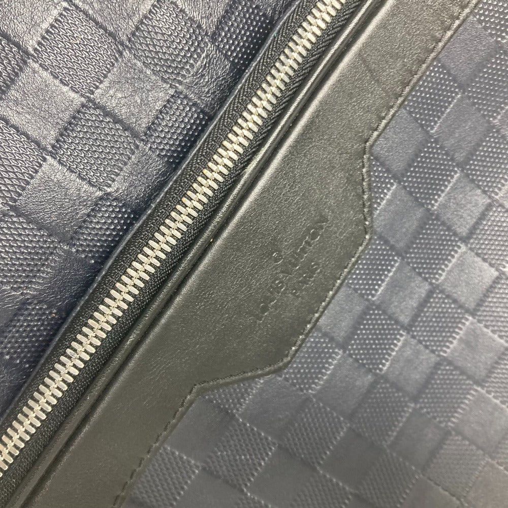 LOUIS VUITTON Backpack N40091 Damier Anfini Leather Navy Damier Anfini campus backpack unisex(Unisex)  d
