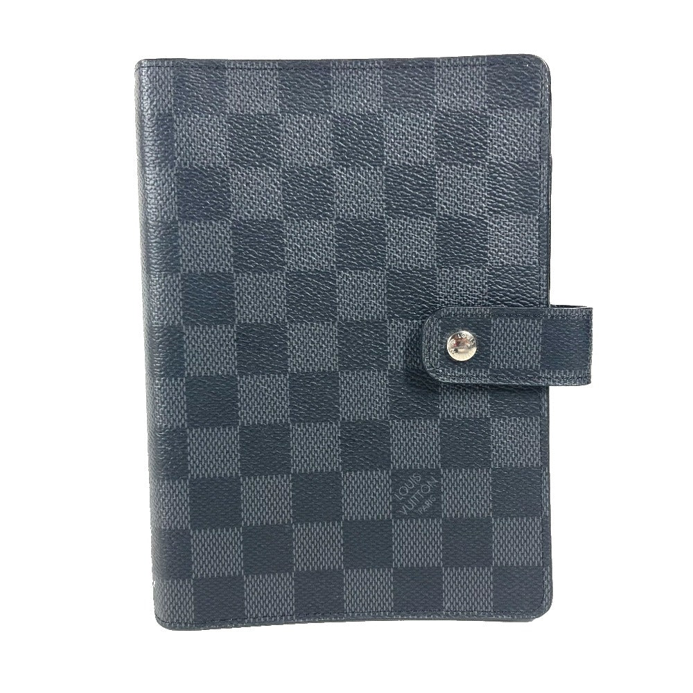 LOUIS VUITTON Notebook cover R20242 Damier Grafitto Canvas black Damier Grafitte Agenda MM