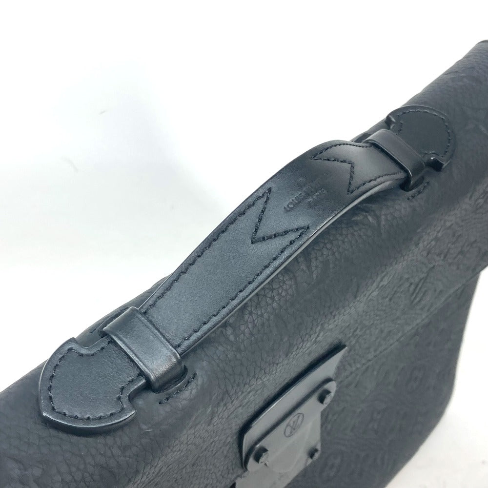 LOUIS VUITTON Handbag M20835 Taurillon Clemence Leather black Monogram Taurillon Clemence S-Lock Briefcase mens  d