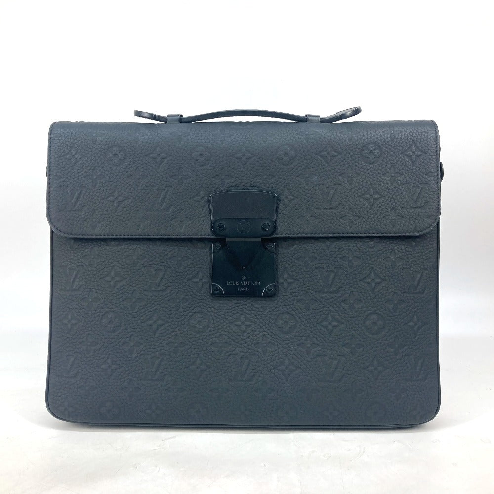 LOUIS VUITTON Handbag M20835 Taurillon Clemence Leather black Monogram Taurillon Clemence S-Lock Briefcase mens  d