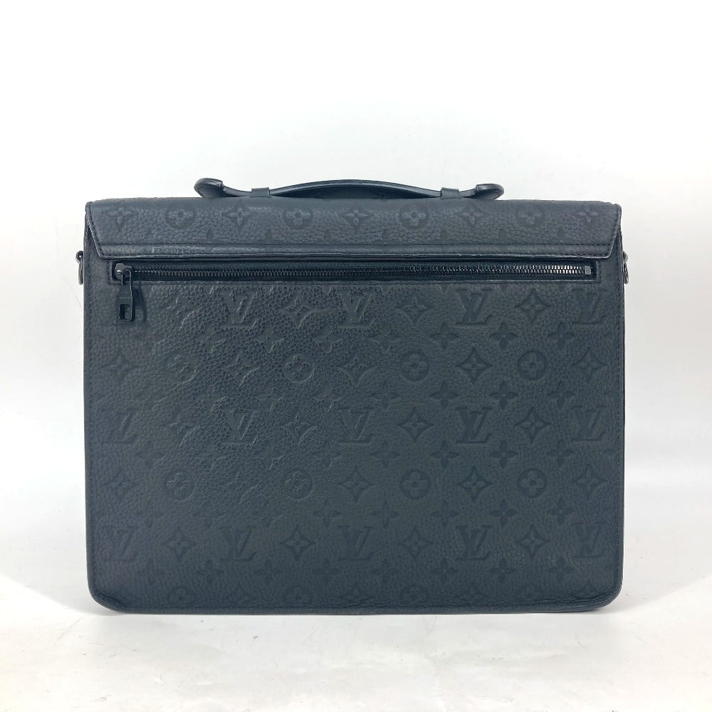 LOUIS VUITTON Handbag M20835 Taurillon Clemence Leather black Monogram Taurillon Clemence S-Lock Briefcase mens  d