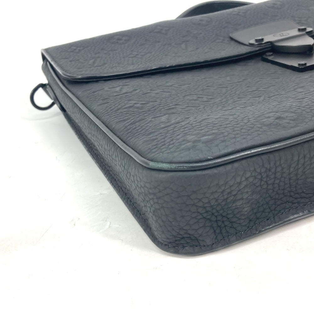LOUIS VUITTON Handbag M20835 Taurillon Clemence Leather black Monogram Taurillon Clemence S-Lock Briefcase mens  d