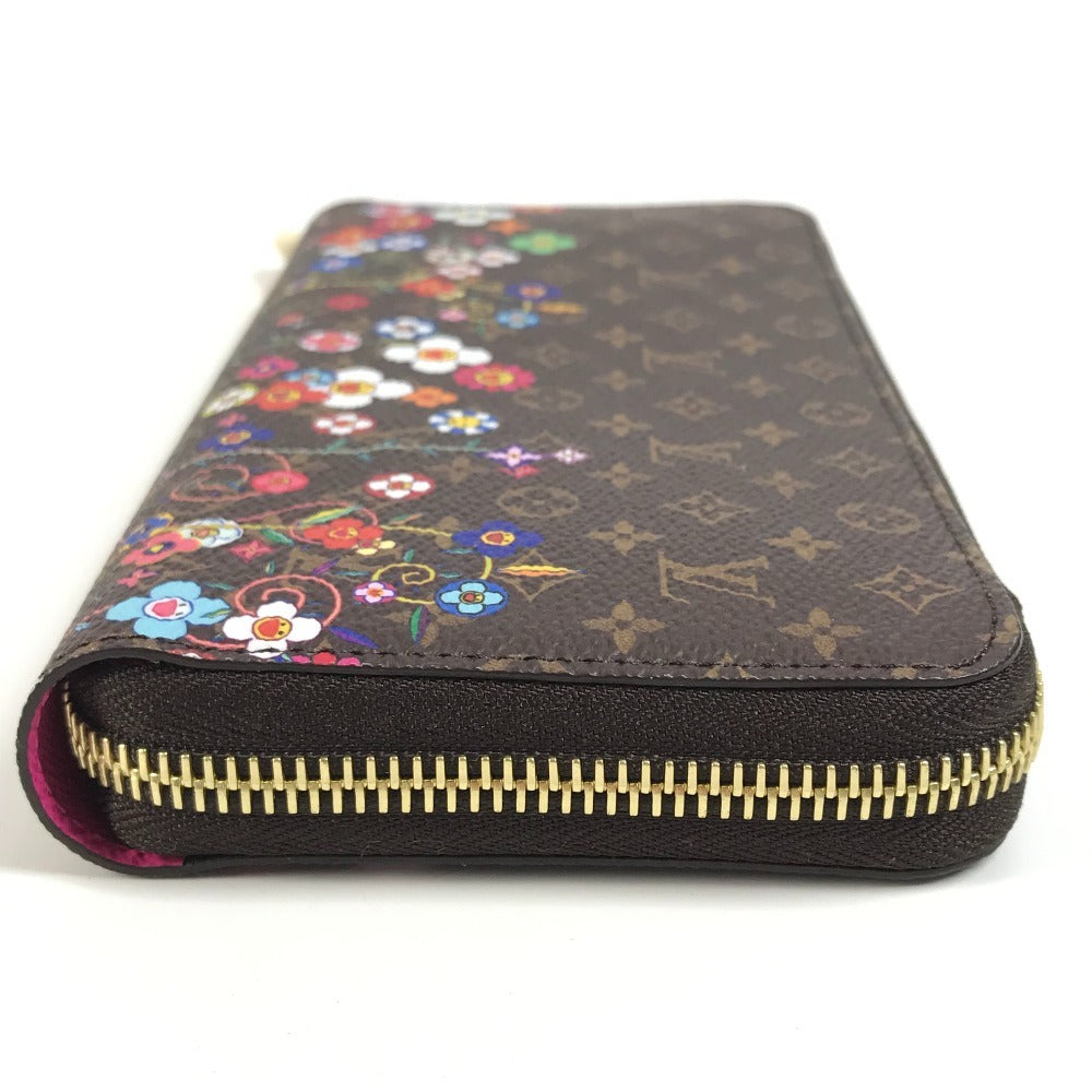 LOUIS VUITTON Long Wallet Purse Ｍ14162 Monogram canvas Brown Japan exclusive LV × TM Zippy wallet