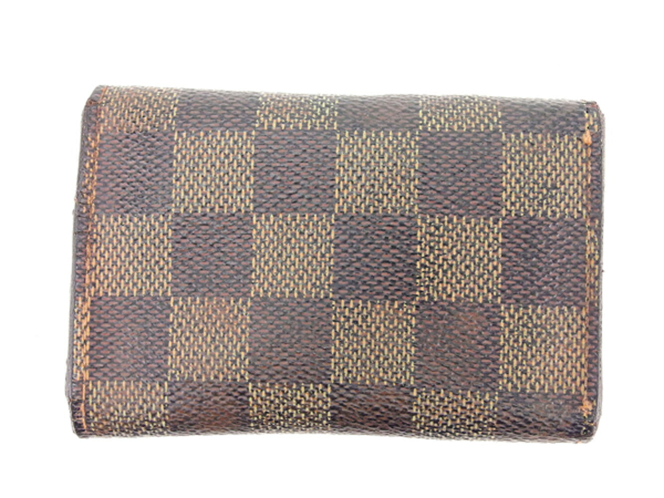 LOUIS VUITTON Key case Key holder N62630 Brown beige gold Multicles6