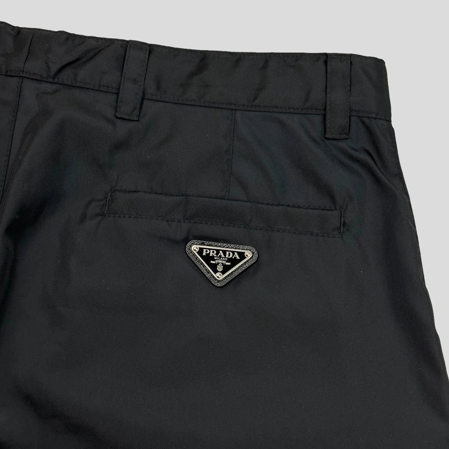 Prada Milano 2021 Re-nylon Baggy Bermuda Shorts - IT52