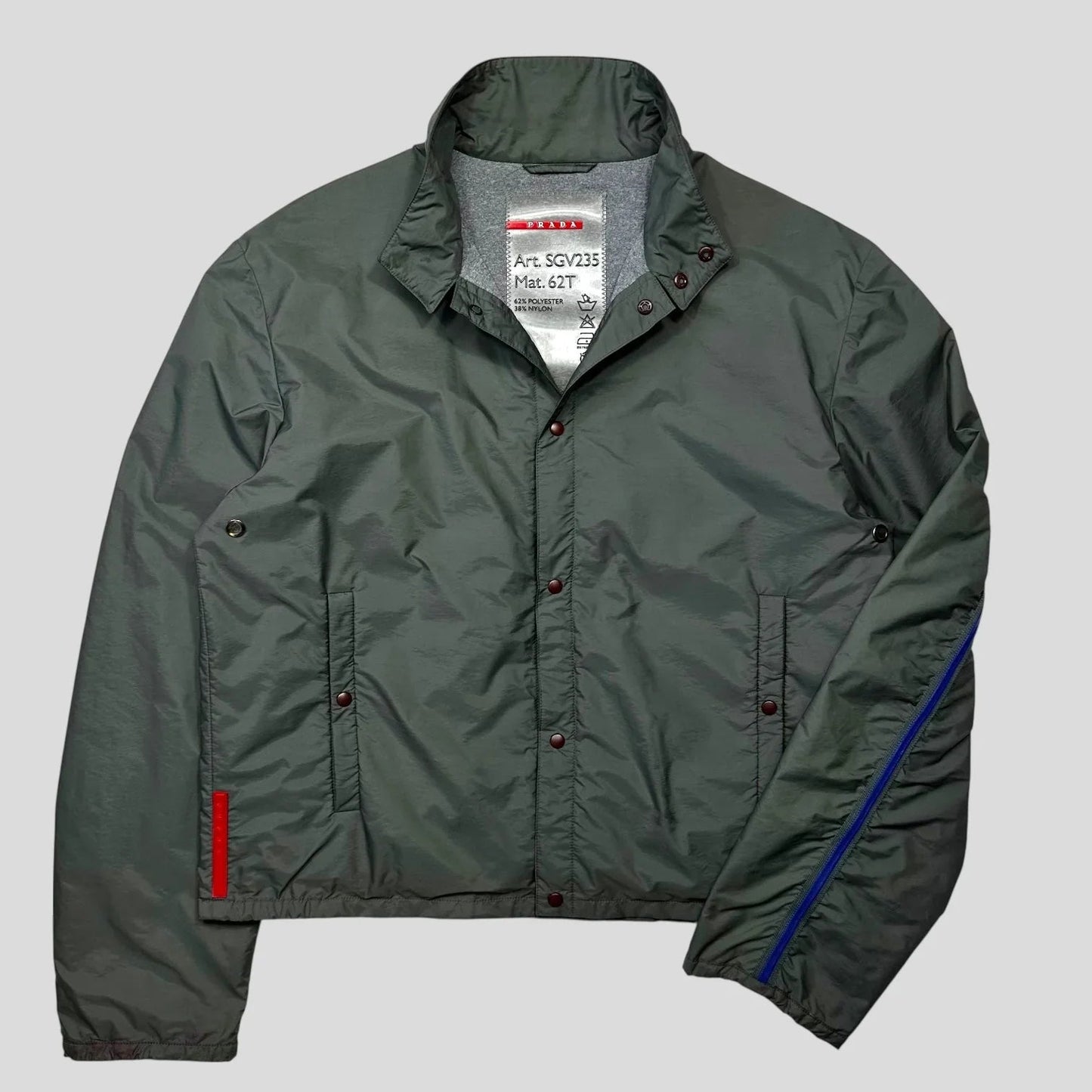 Prada Sport SS00 Gel Seam Nylon Cropped Jacket - IT50 (M)