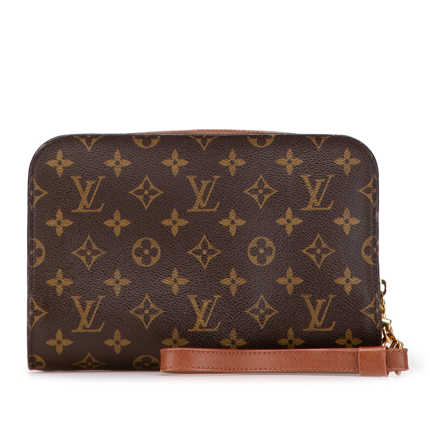 Brown Louis Vuitton Monogram Orsay Clutch Bag